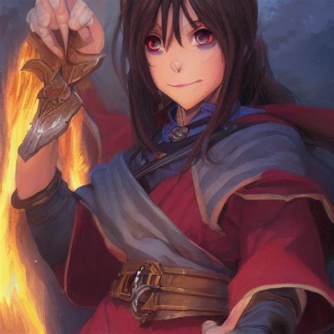 Prompthunt Megumin From Konosuba As A Realistic Fantasy D D Fire