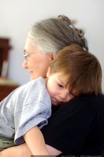 Photo Sequoia Crying On His Grandmas Shoulder Mg 1635 By Seandreilinger