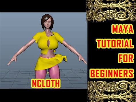 Maya Ncloth Maya Tutorial In Hindi Maya Ncloth Maya Fx Tutorial