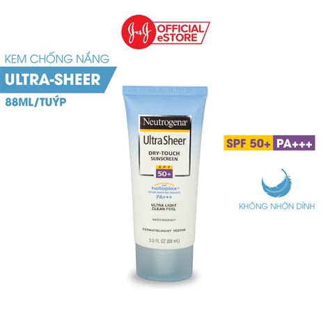 Kem Chống Nắng Neutrogena Ultra Sheer Dry Touch Spf 50 Mint Cosmetics Save The Best For You