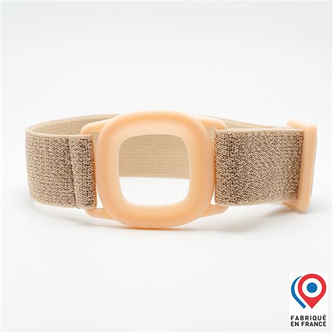 Brassard De Maintien Pour Capteur Medtronic Simplera Sync My Lovely Bird Nude Beige Paillettes