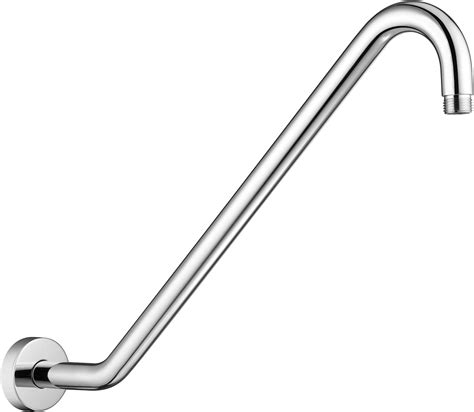 Shower Head Extension Arm With Flange，17 Inch Uvish Stainless Steel S