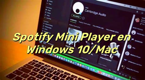 C Mo Escuchar Spotify Mini Player En Windows Mac Tunelf