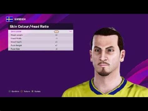 Pes How To Create Zlatan Ibrahimovic Youtube