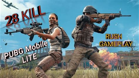 28 KILLS WITH MY SQUAD RUSH GAMEPLAY VIDEO PUBG MOBILE LITE 200 SP