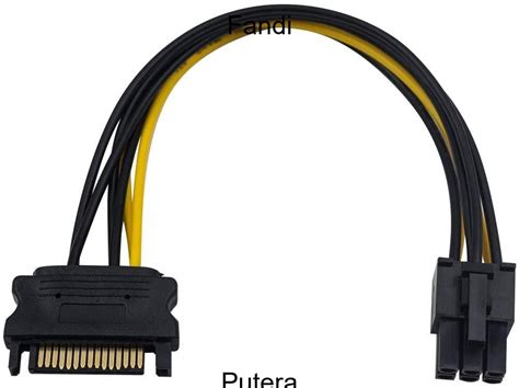 Duttek Sata Power Adapter Cable Pin Sata To Pin Molex Male To