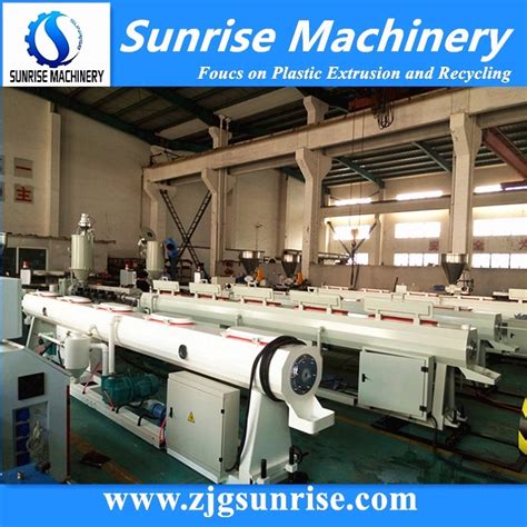 Sunrise Machinery Plastic Hdpe Pe Ppr Pipe Extrusion Production Line