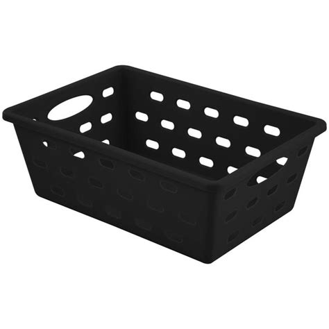 Cesto Organizador Multiuso Pequeno 21x14cm Preto Leroy Merlin