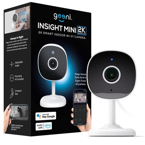 Geeni Insight Smart Wired Security Camera For Home K Quad Hd Wi Fi