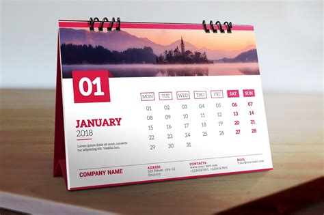 Detail Contoh Desain Kalender 2018 Koleksi Nomer 13