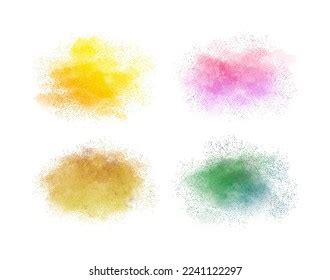 Watercolor Vector Splashes Background Title Logo Stock Vector Royalty