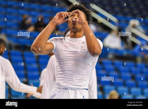 Ucla Bruins Guard Jaylen Clark 0 Dances Before An Ncaa Basketball