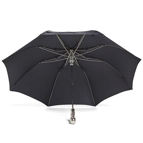 Alexander Mcqueen Skull Umbrella Black End