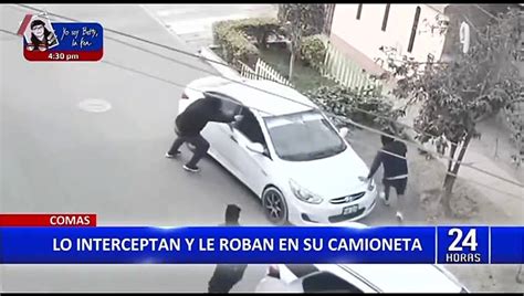 Comas Cámaras de seguridad captan a delincuentes asaltando a sujeto en