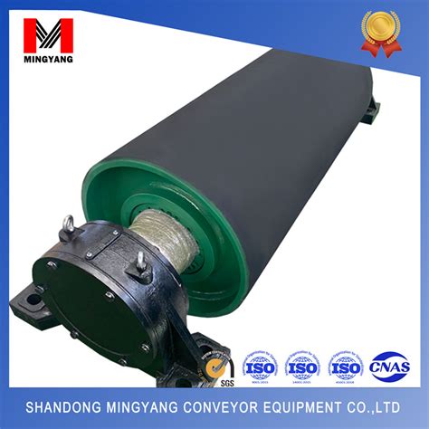 Belt Conveyor Steel Drive Drum With 15mm Ceramic Rubber Lagging China