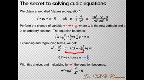 How To Solve Cubic Equations Youtube