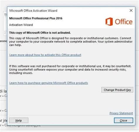 Cara Mengatasi Microsoft Word Product Activation Failed Laptop Komputer