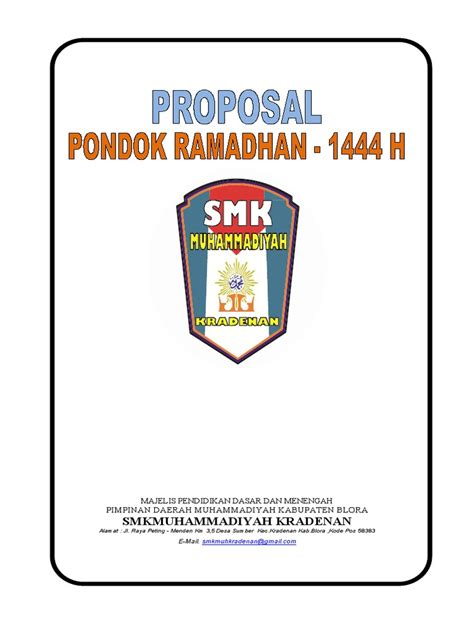 Proposal Pesantren Kilat Pdf