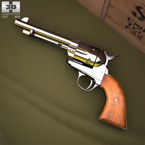 Colt Single Action Army M1873 3D model - Download Revolver on 3DModels.org