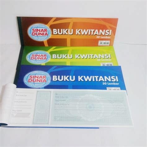 Jual Buku Kwitansi Besar Sidu Kt B Shopee Indonesia