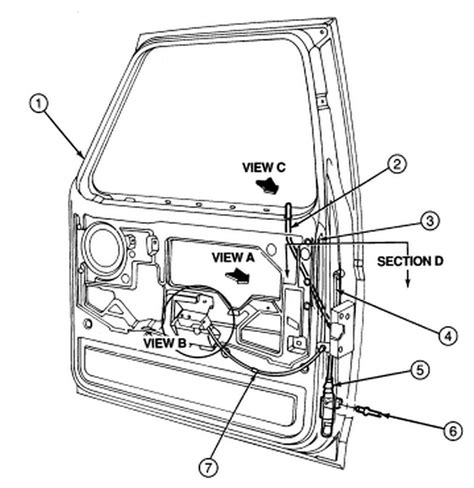 Diagram Car Door Latch Mechanism Diagram Mydiagram Online