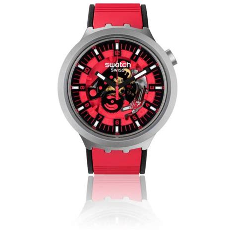 Montre Big Bold Irony Red Juicy SB07S110 Swatch Ocarat