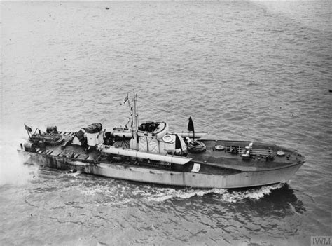 Hms Mtb 34 A Rn Motor Torpedo Boat Of The Vosper 70 Feet Class Type