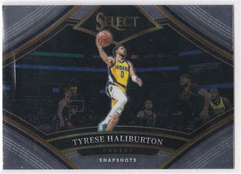 2022 23 Panini Select Tyrese Haliburton 18 Snapshots Indiana Pacers EBay