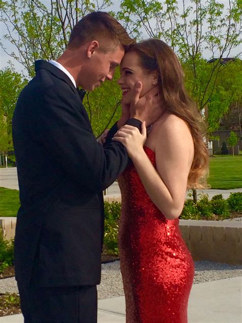 Prom Pictures Poses Couple Red Dress Classic  Prom Picture Poses Prom Photography Prom