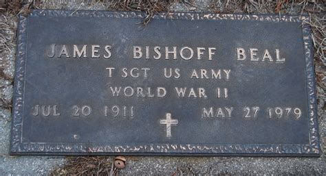 James Bishoff Beal 1911 1979 Find A Grave Memorial