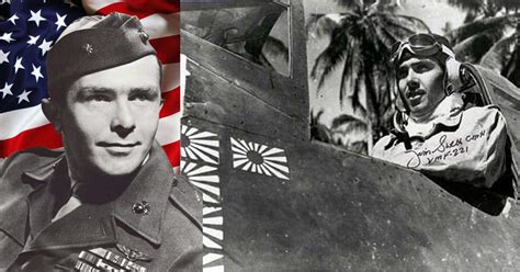 Wwii Marine Aviator Decorated With The Medal Of Honor On Massive First Mission Shoot Down