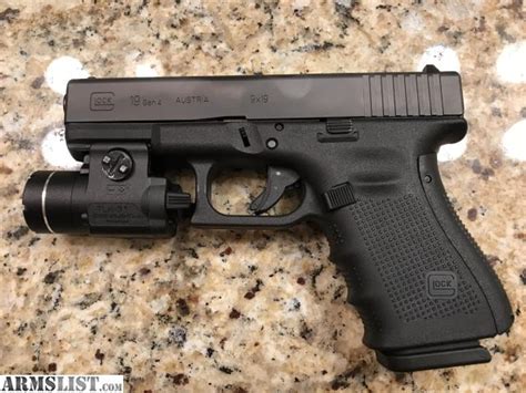 Armslist For Sale Glock 19 Gen 4 W Streamlight Tlr3 Weapon Light