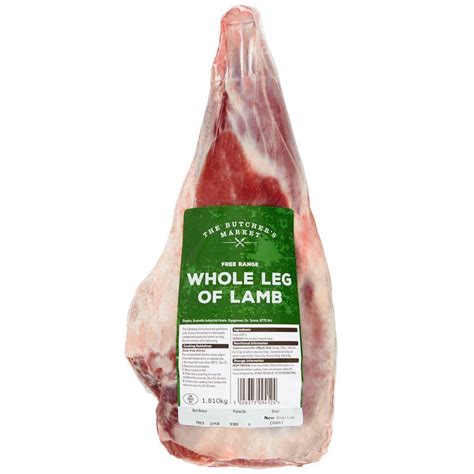 The Butchers Market Whole Leg Of Lamb 1 81kg Lamb Iceland Foods