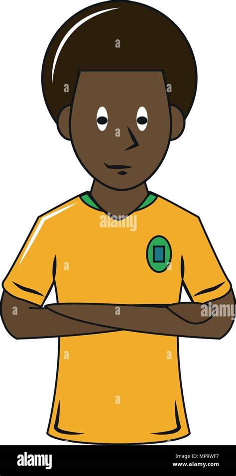 Soccer Player Cartoon Stock Vector Image Art Alamy