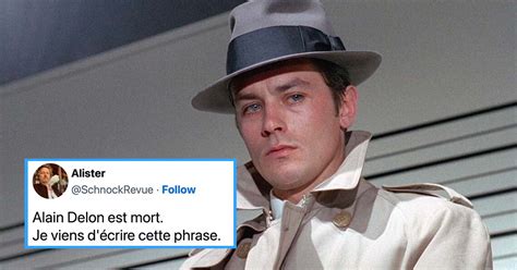 Alain Delon est mort les twittos rendent hommage à ce monstre sacré du