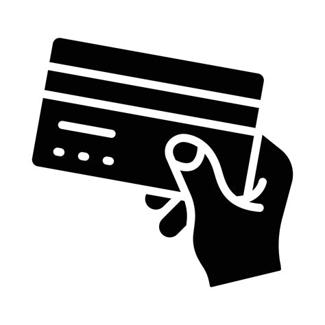 Hand Holding Credit Card Denoting Concept Of Card Payment Icon Ready