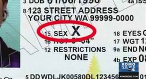 Washington Now Allows X Gender Designation On Drivers Licenses Kobi Tv Nbc5 Koti Tv Nbc2