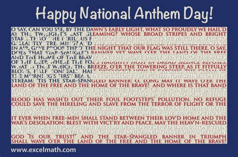 85 Years Ago On March 3 1931 “the Star Spangled Banner” Become Our National Anthem Celebrate