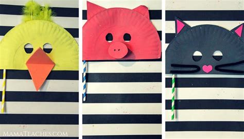 Animal Mask Craft for Kids - Mama Teaches