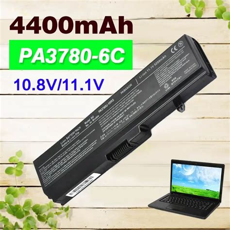 Mah V Cell Laptop Battery Pa For Toshiba T T T