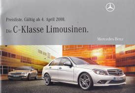 TOP Preisliste Mercedes C Klasse Limousine 4 2008 Histoquariat