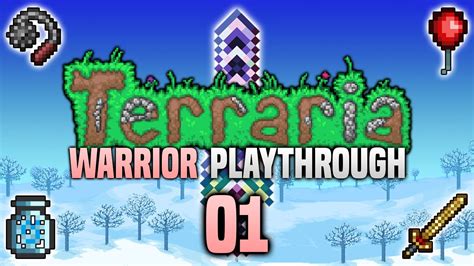 My Terraria Warrior Adventure Begins Terraria Melee