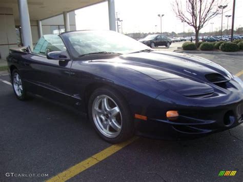 2002 Navy Blue Metallic Pontiac Firebird Trans Am Ws 6 Convertible