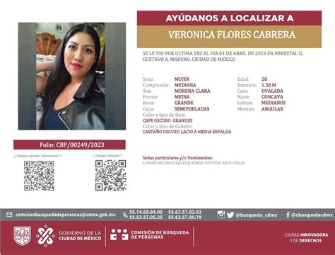 MetroCDMX on Twitter Si tienes información para localizar a Veronica