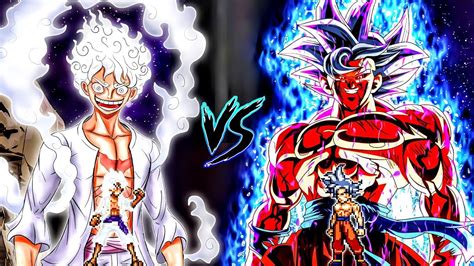 Wano Luffy V4 OP All Form New VS Son Goku US MUI V3 5 OP In Jump