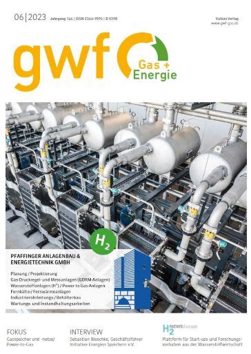 Aktuelle Ausgabe 06 2023 Gwf Gas De