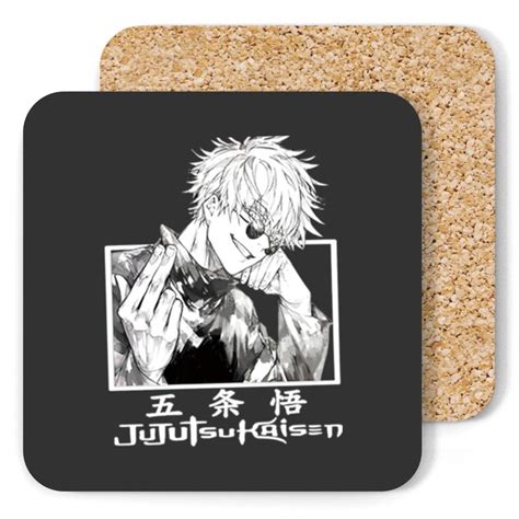 Jujutsu Kaisen Gojo Satoru Tie Dye Coasters Sold By Kessiah Sku