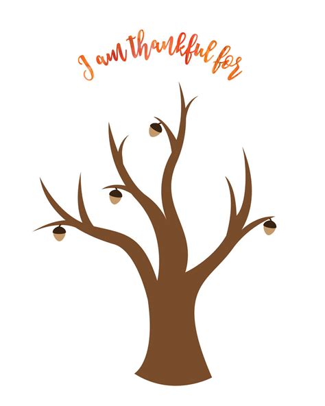 FREE Thanksgiving Thankful Tree Printable - I Heart Naptime