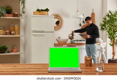 Cashiers Standing Behind Bar Counter Talking Stock Photo