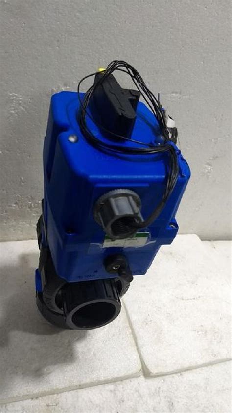 Plast O Matic Valve True Blue Electric Actuator Q B S N